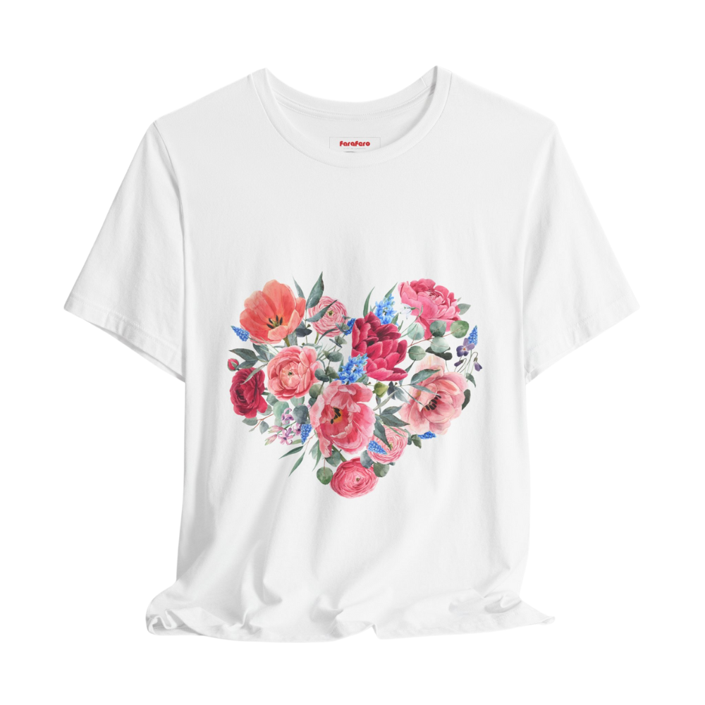 Pink Rose Regular T-Shirt