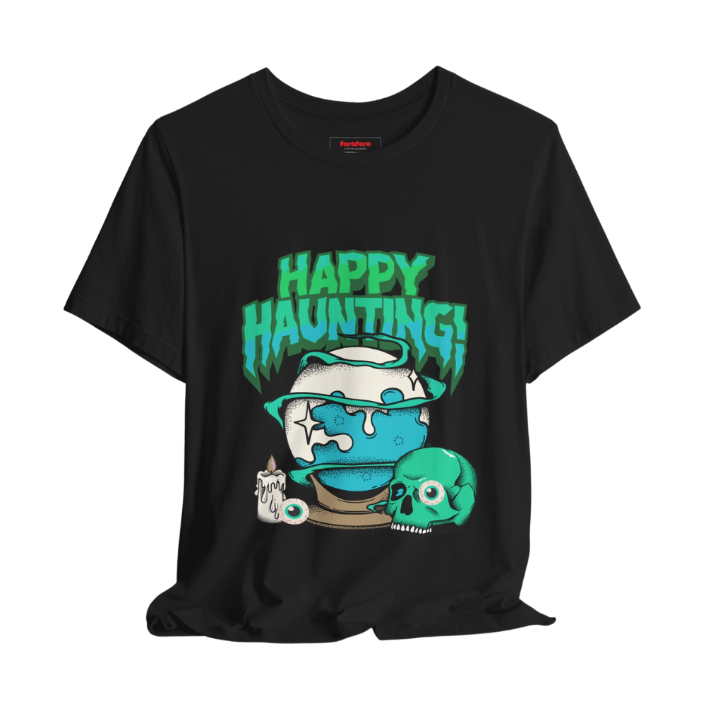 Unisex Happy Haunting Regular T-Shirt