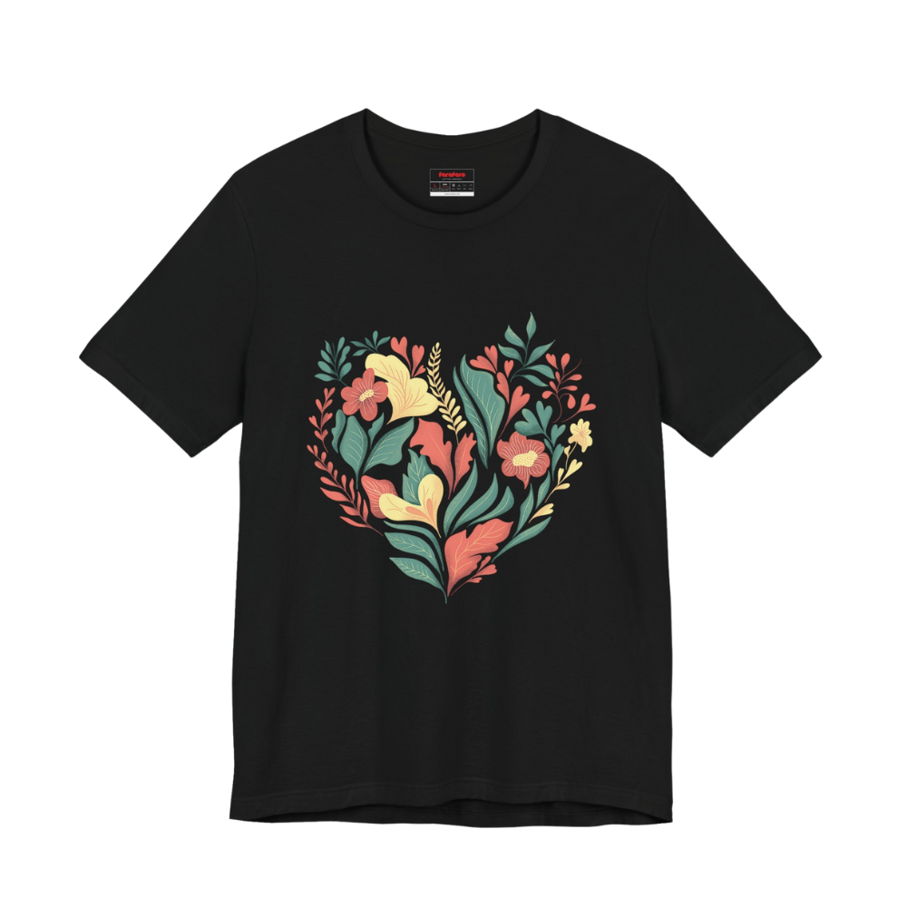 Green Heart Regular T-Shirt