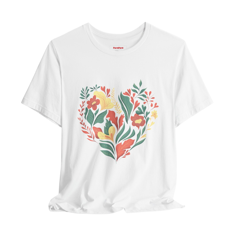 Green Heart Regular T-Shirt