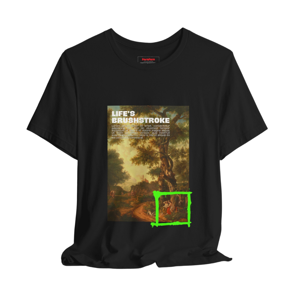Life's Brushstroke Regular T-Shirt