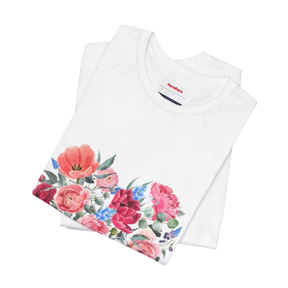 Pink Rose Regular T-Shirt