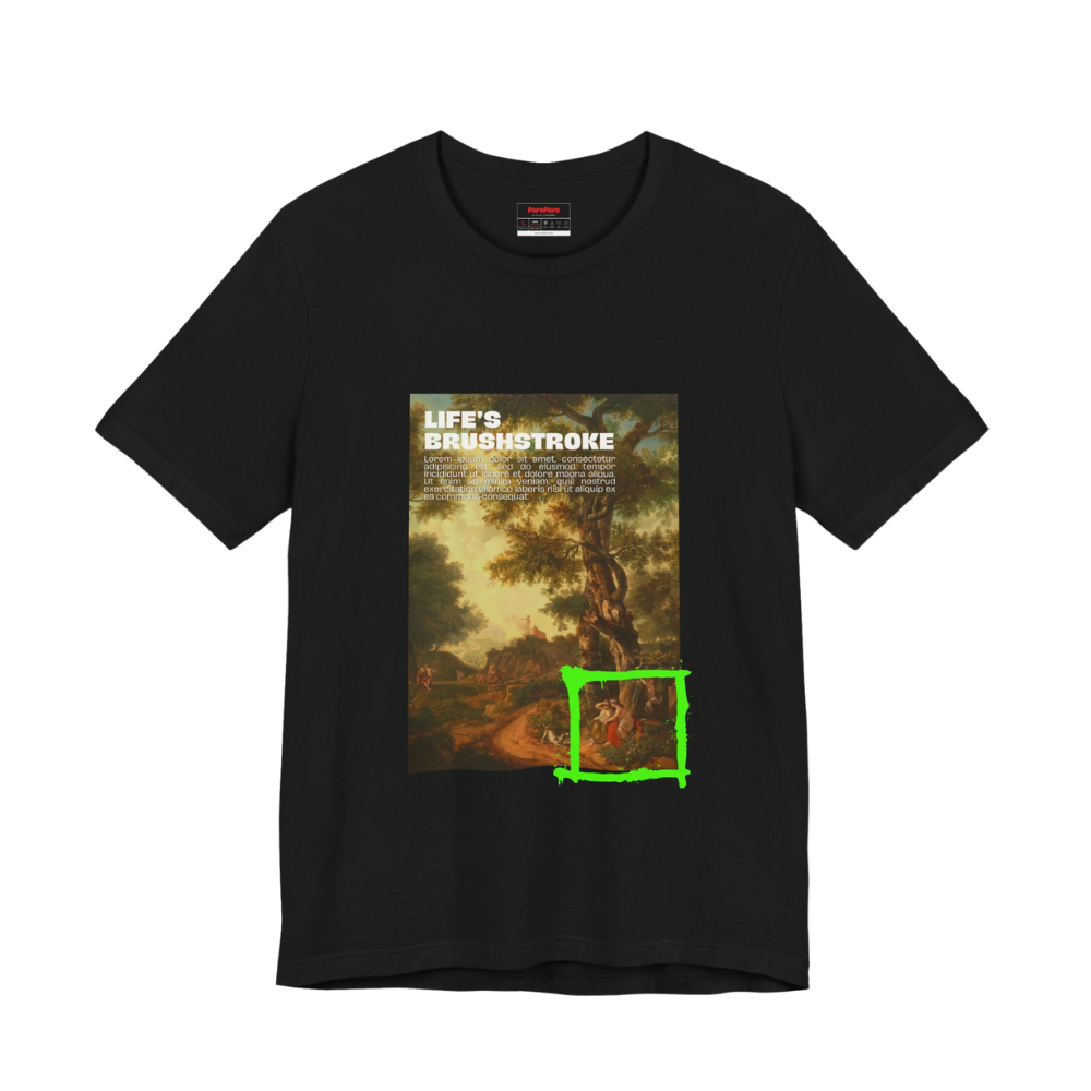 Life's Brushstroke Regular T-Shirt