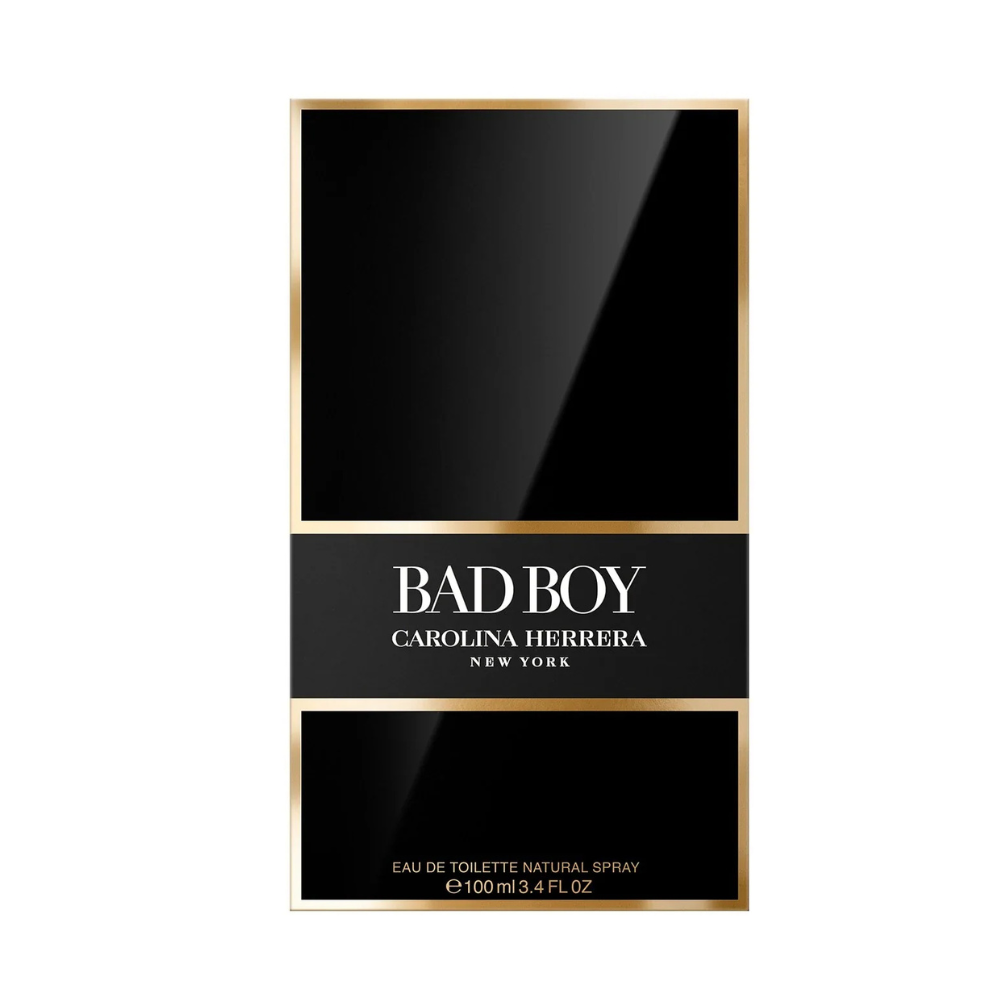 Carolina herrera bad boy for men, eau de toilette - 100 ml