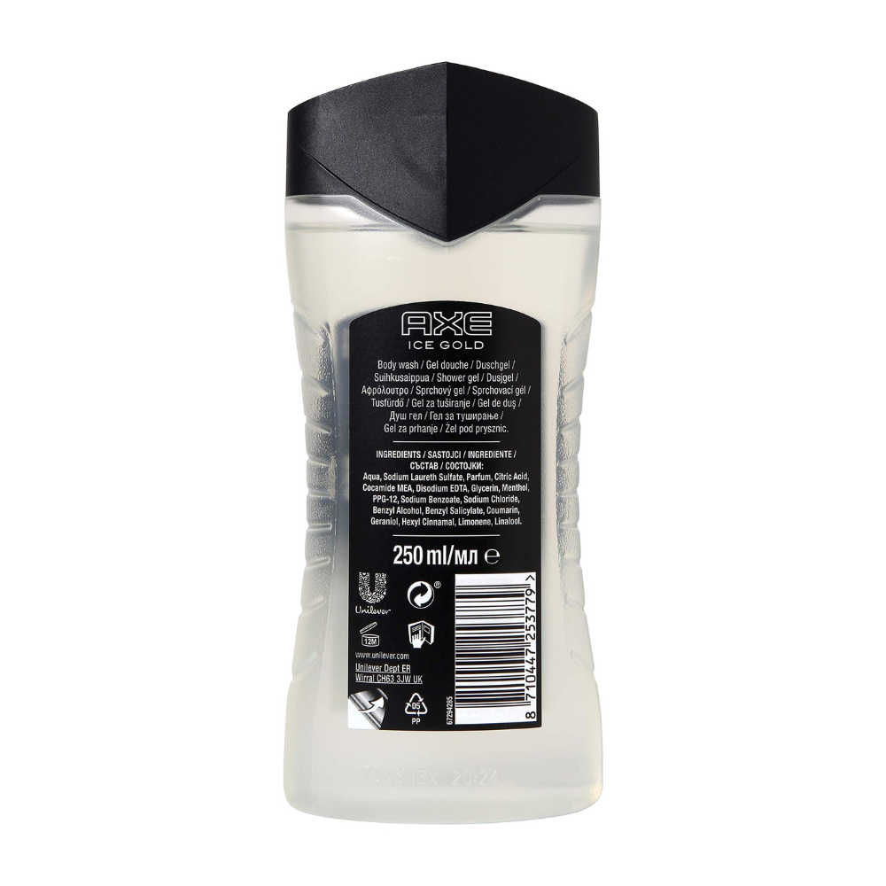 Axe Ice Gold Shower Gel for Men - 250 ml
