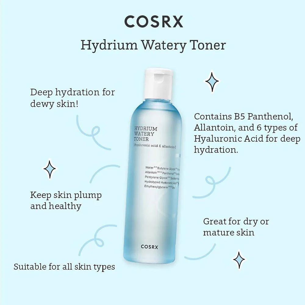 Cosrx Hydirum Watery Toner, 150 Ml, Blue
