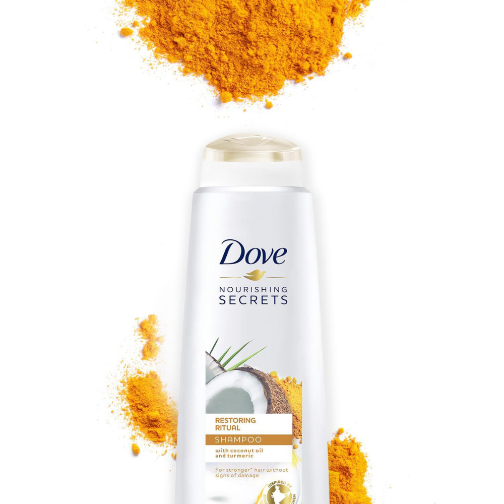 Dove Natural Shampoo Restoring Ritual Coconut Oil and Turmeric 600ML