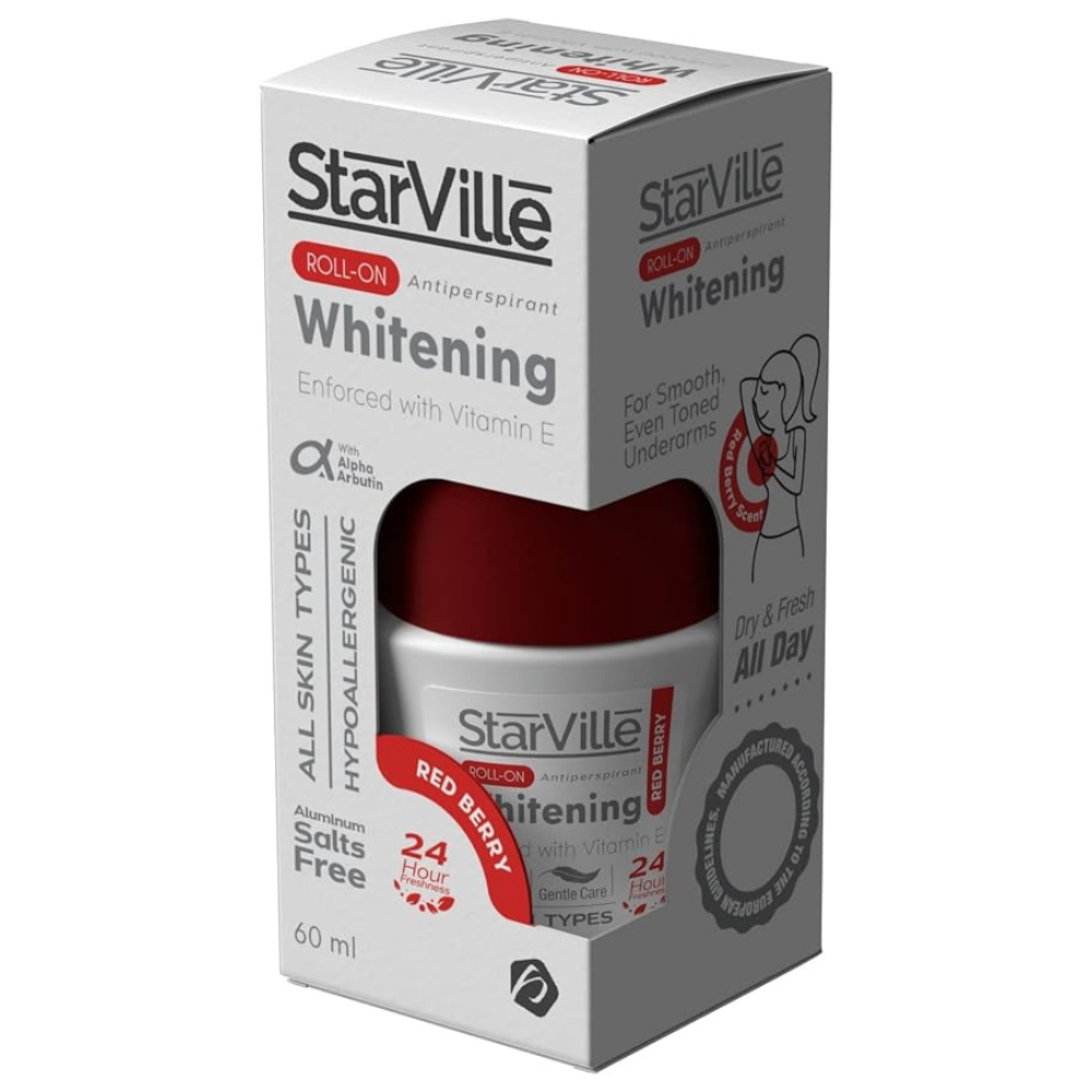 Starville Roll On Whitening Red Berry 60ML