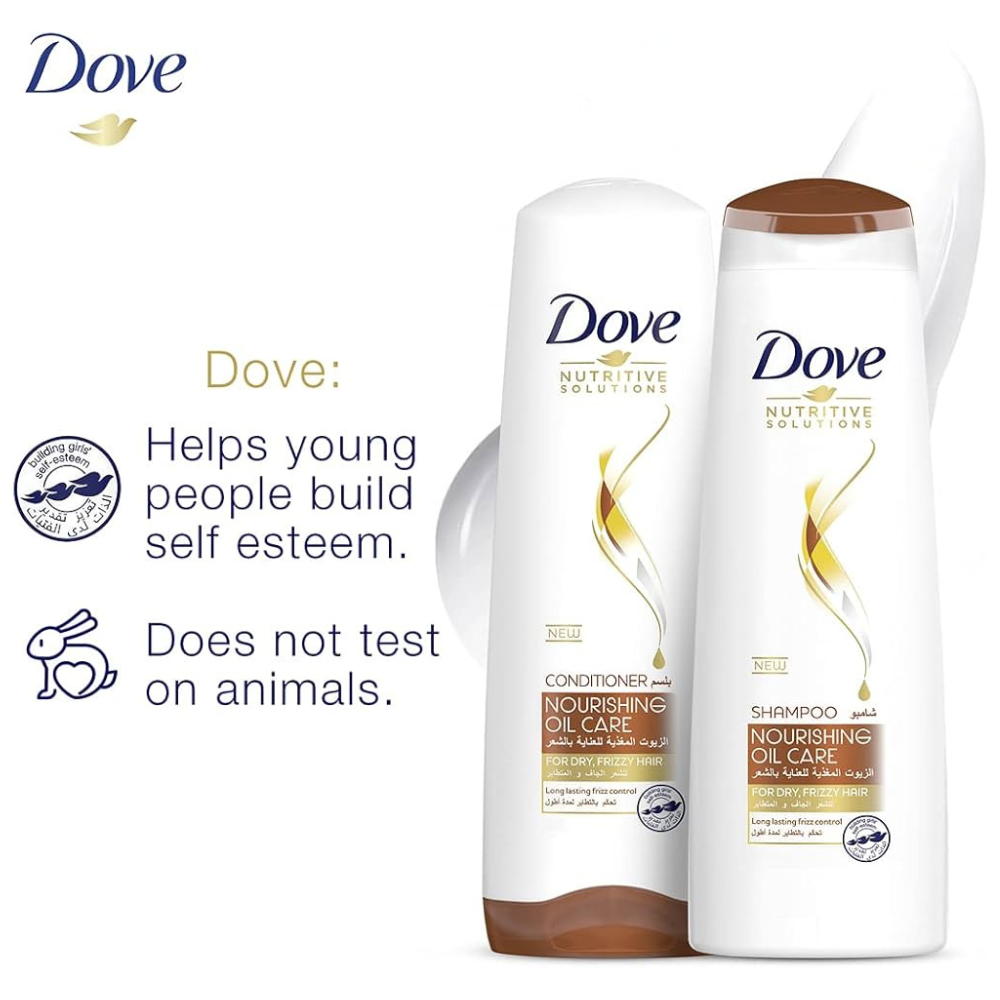 Dove Shampoo Nourishing Oil, 600ml