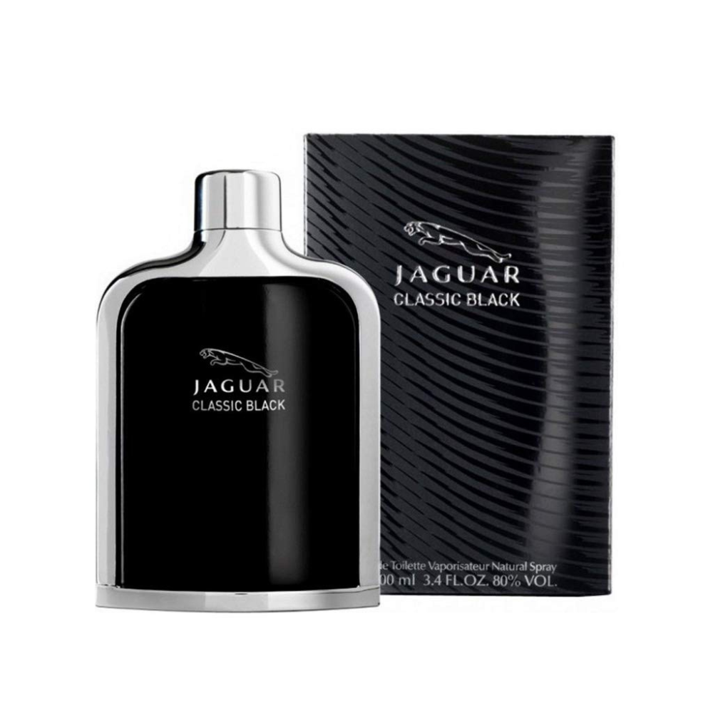 Jaguar classic black eau de toilette spray 3.4 oz/ 100 ml for men